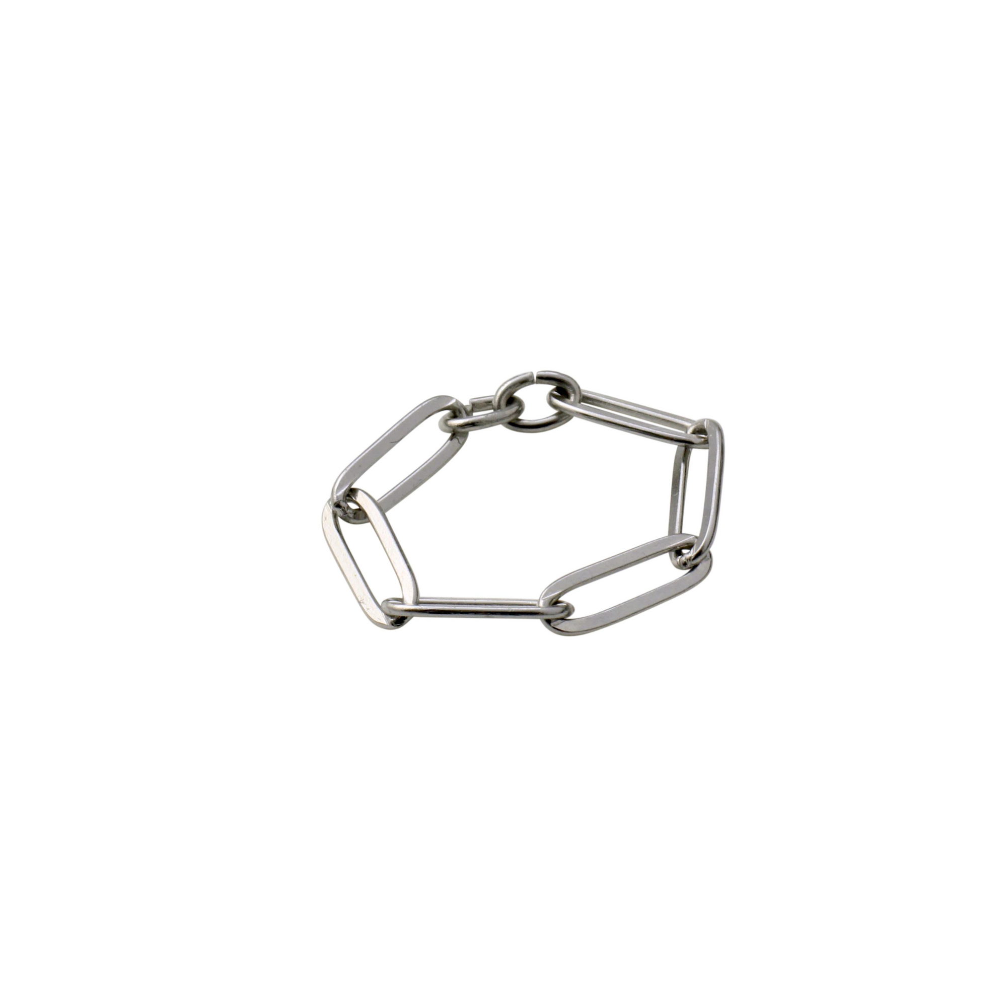 Waterproof "Imperméable” Paperclip Chain Ring