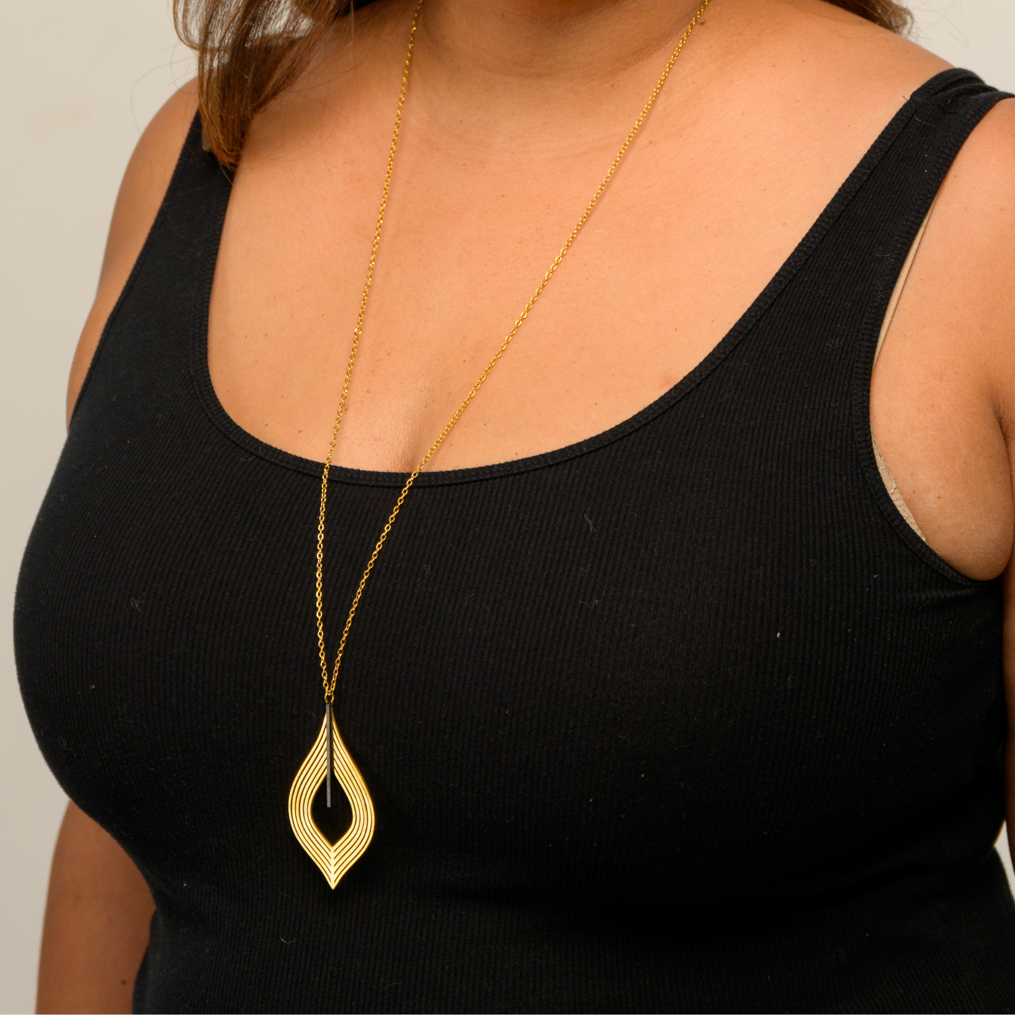 Waterproof "Imperméable” Art Deco Necklace