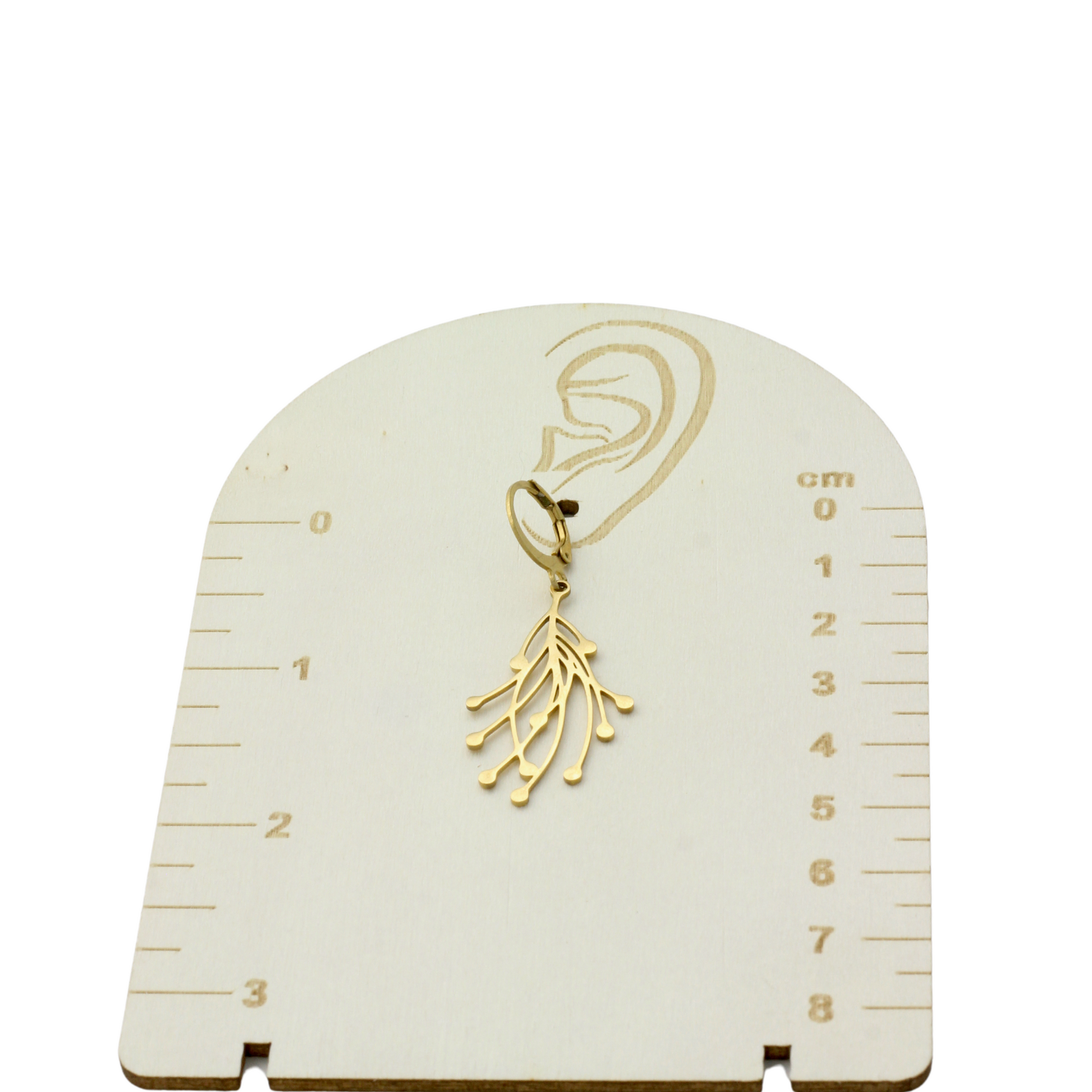 Waterproof "Imperméable” Branch Leverback Earrings