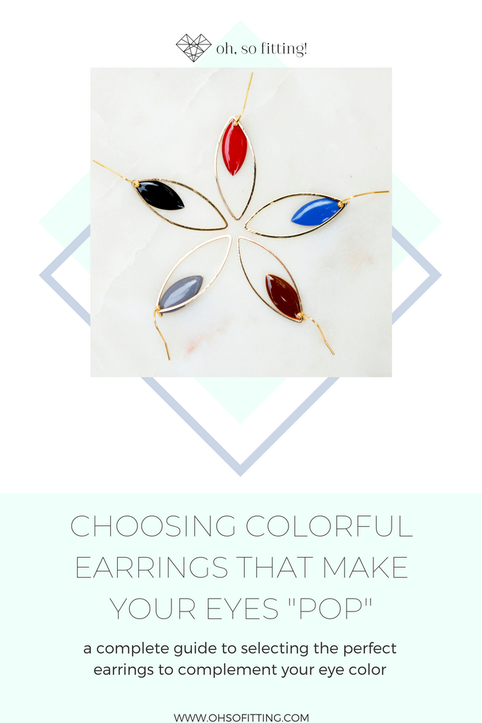 How to pick the best earrings to complement your eye color
