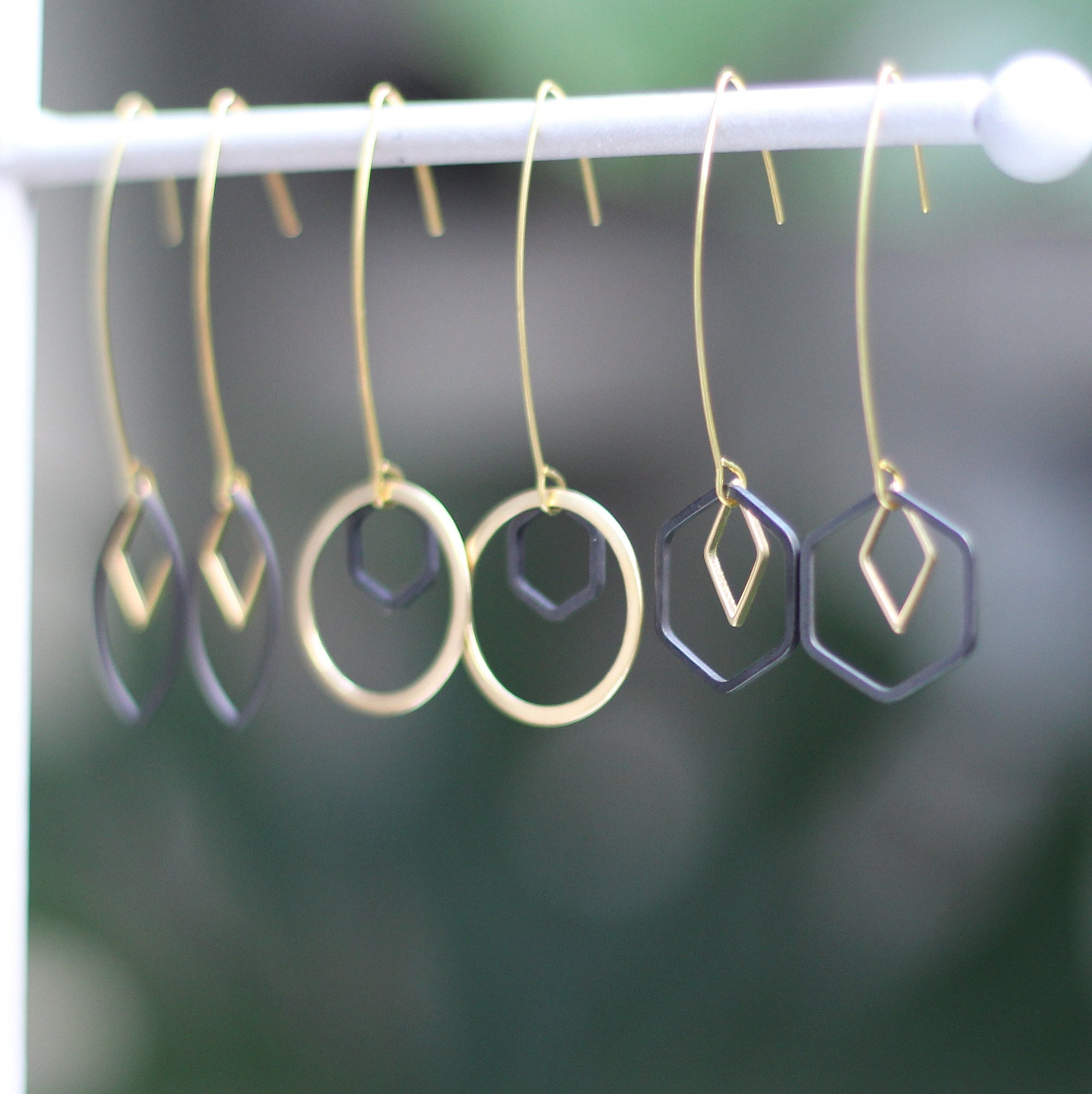 Mixed Metal Earrings