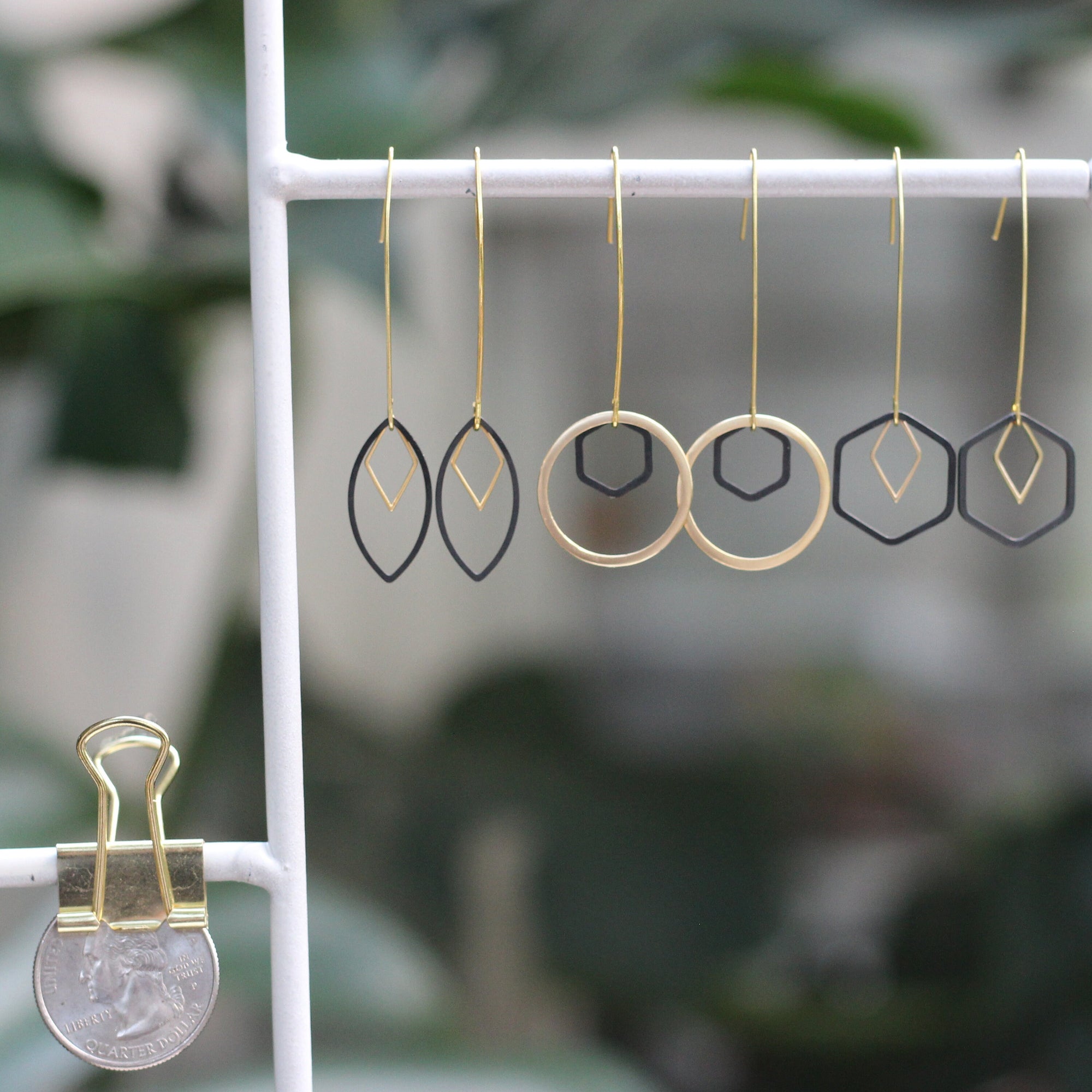 Mixed Metal Earrings