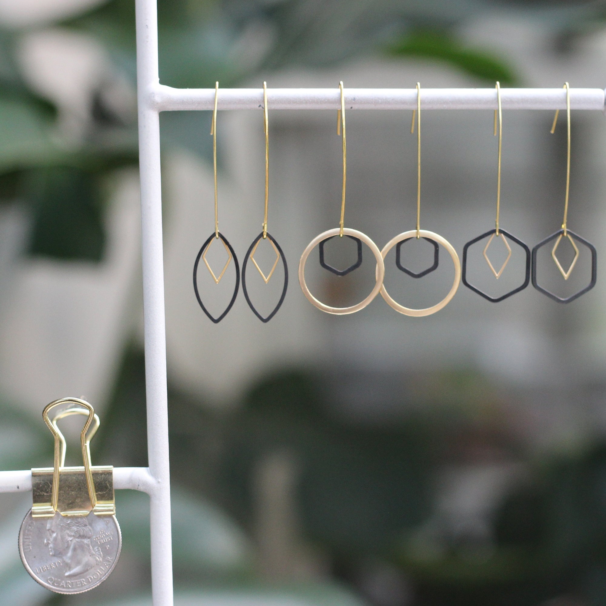 Mixed Metal Earrings