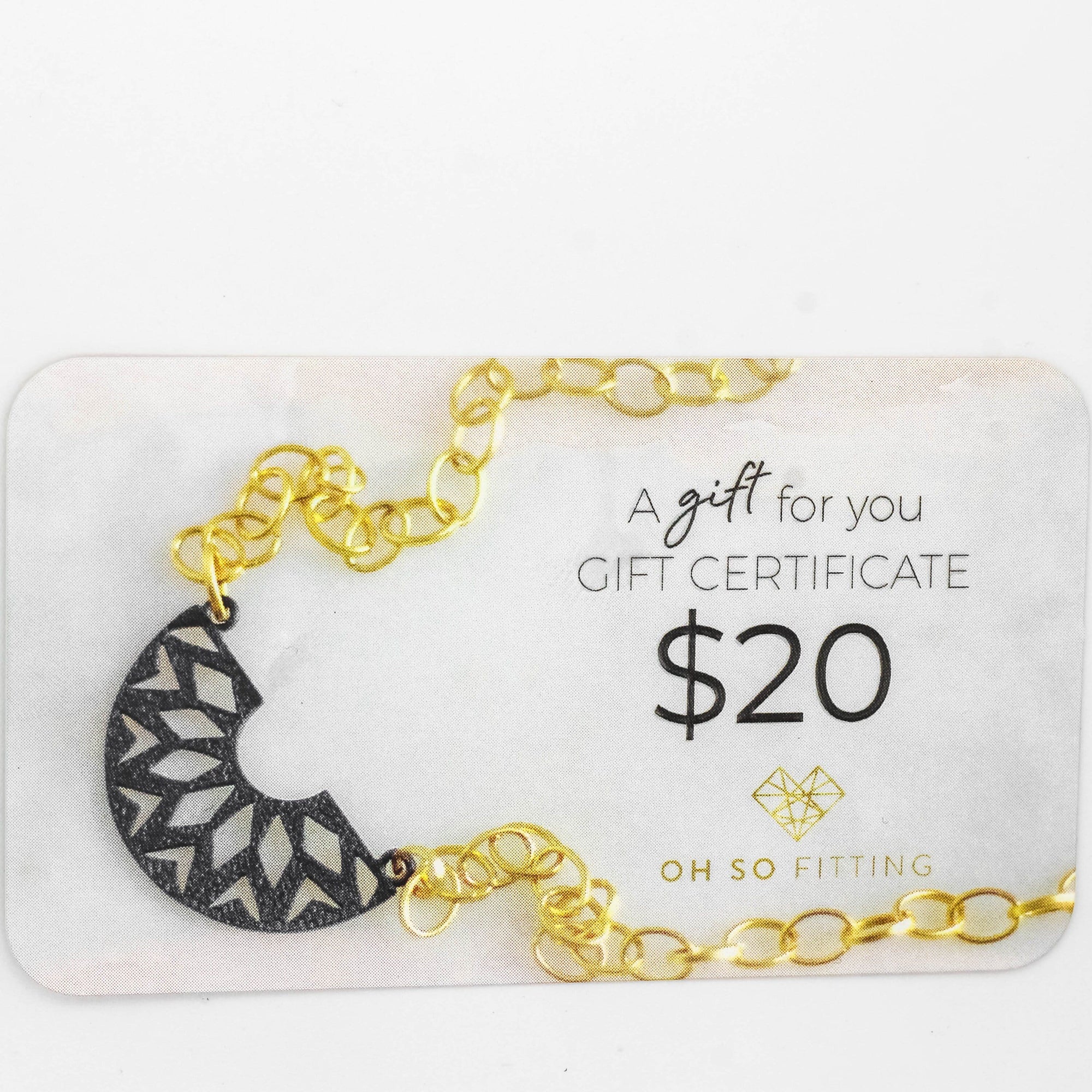 Gift Card for $20 to Spend at Oh So Fitting