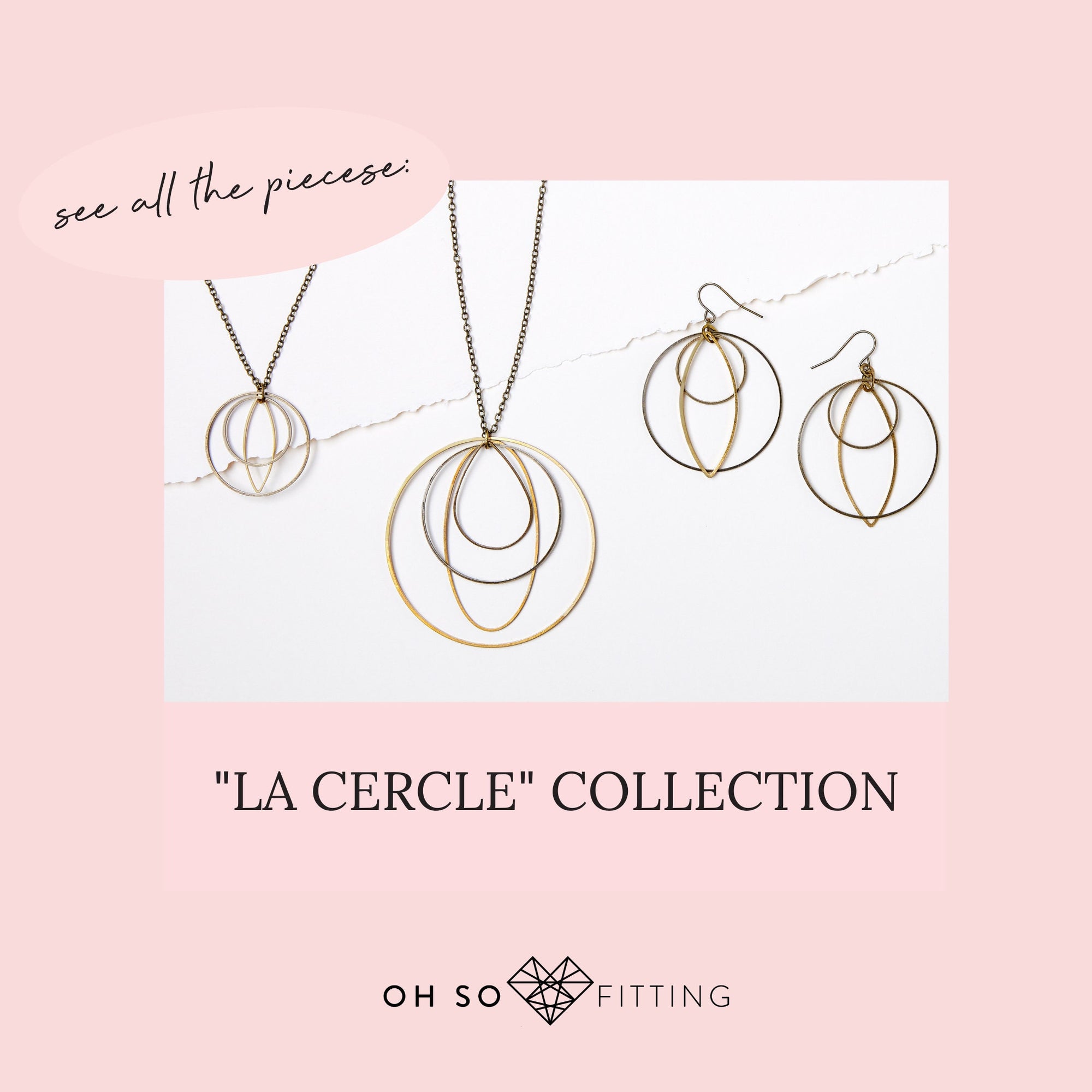 "Le Cercle" Open Circle Pendant Necklace