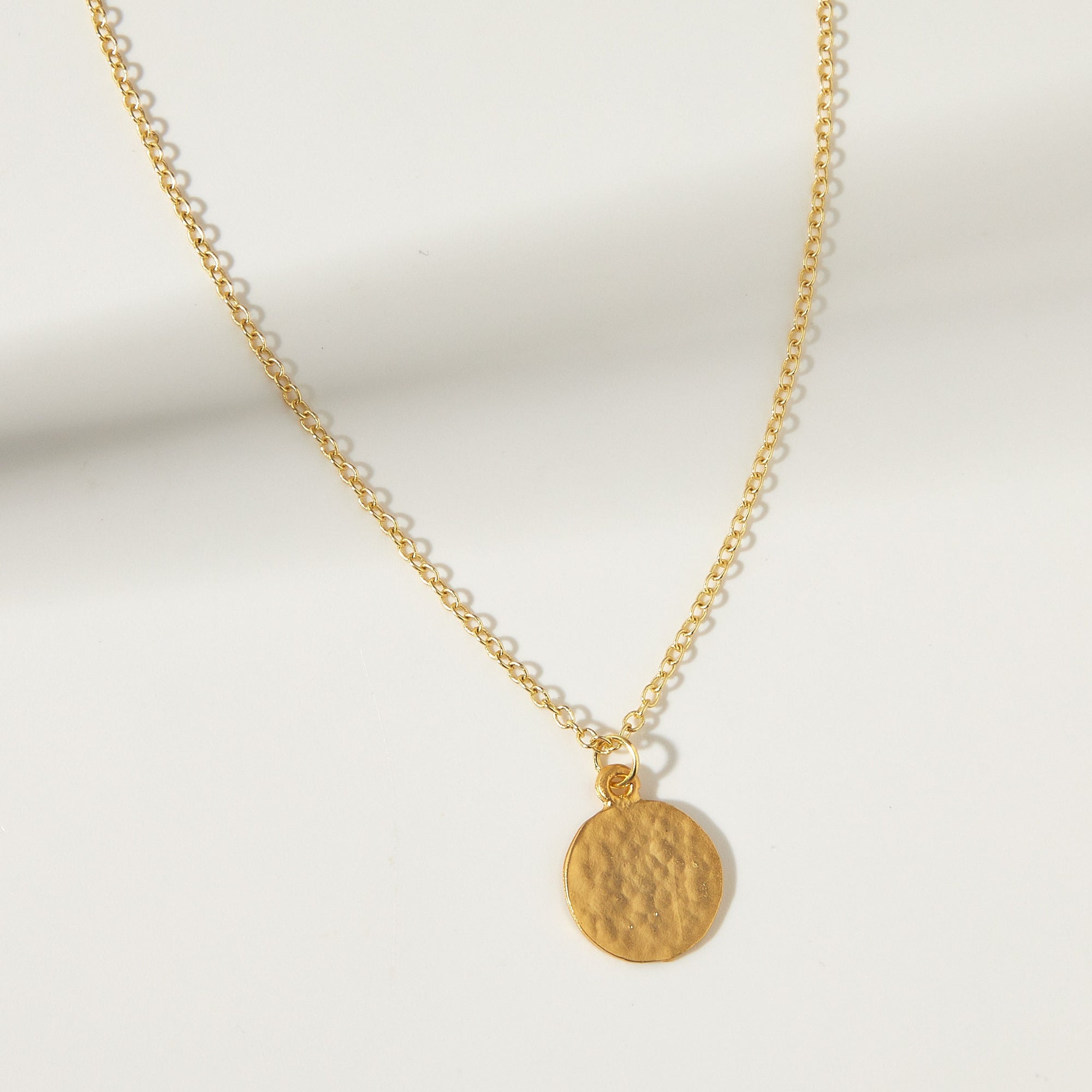 "L'Or" Gold Medallion Choker Necklace