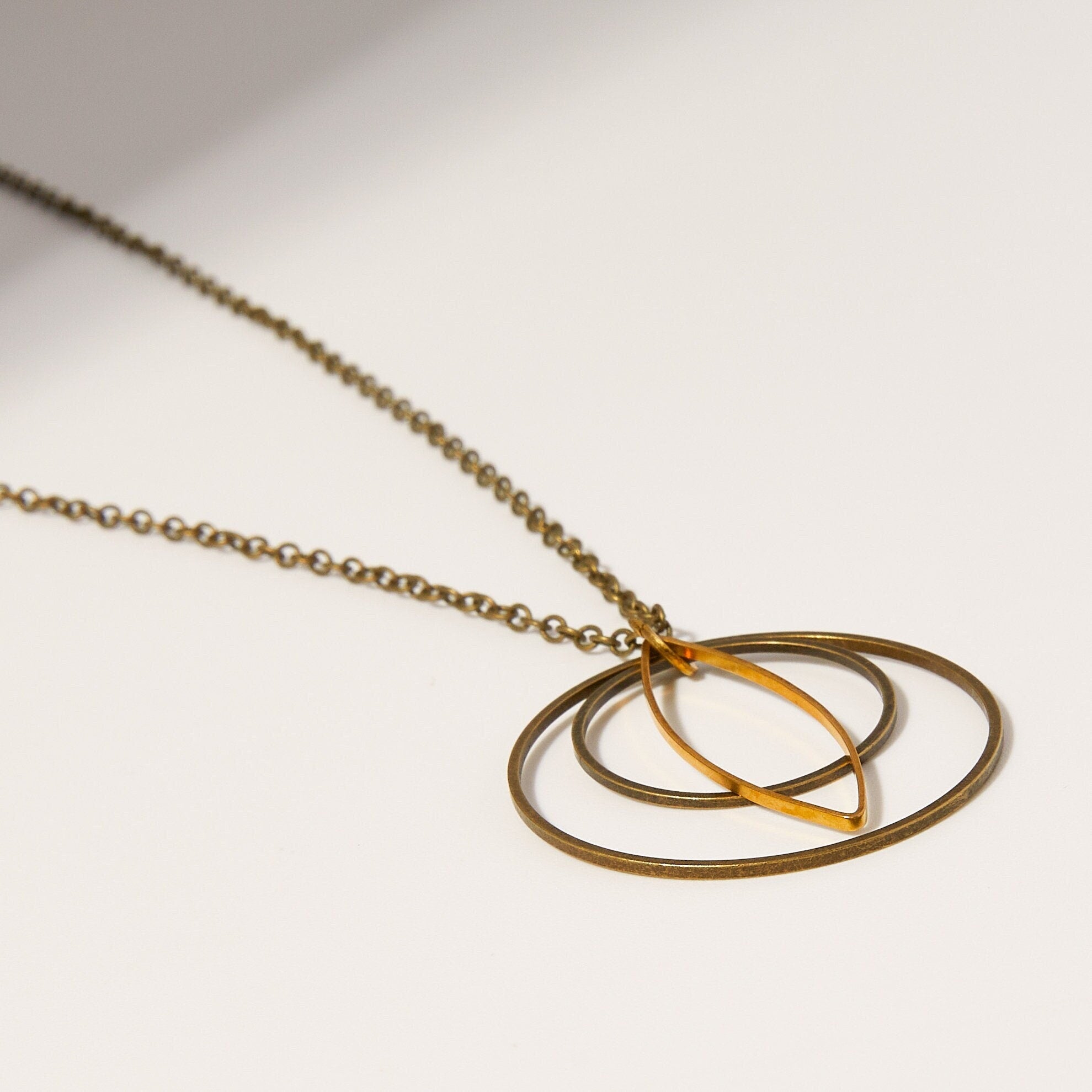 "Le Cercle" Open Circle Pendant Necklace