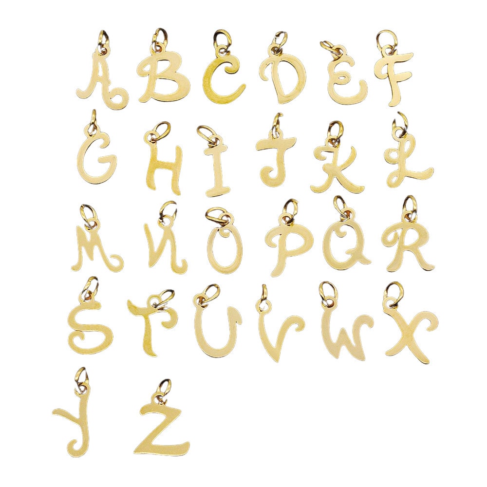 "Le Délice" Waterproof "Imperméable” Personalized Initial Enamel and Pearl Script Necklace - Blue