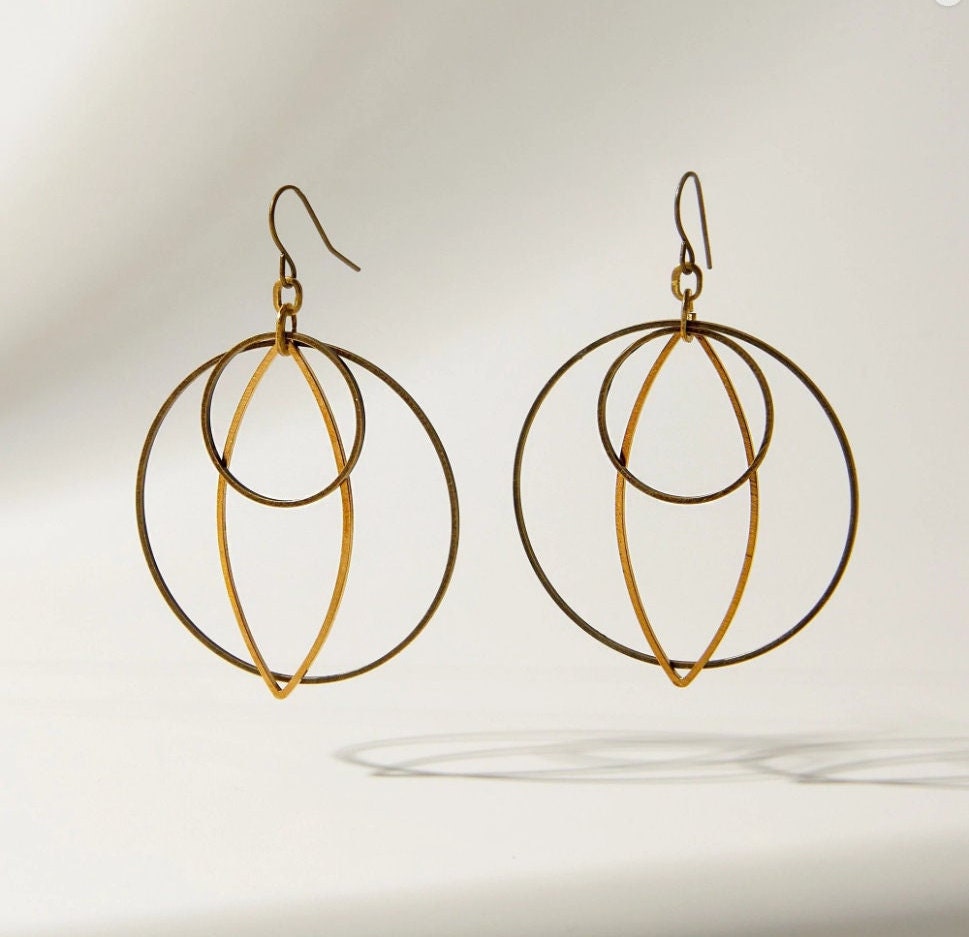 "Le Cercle" Geometric Hoop Earrings Bundle