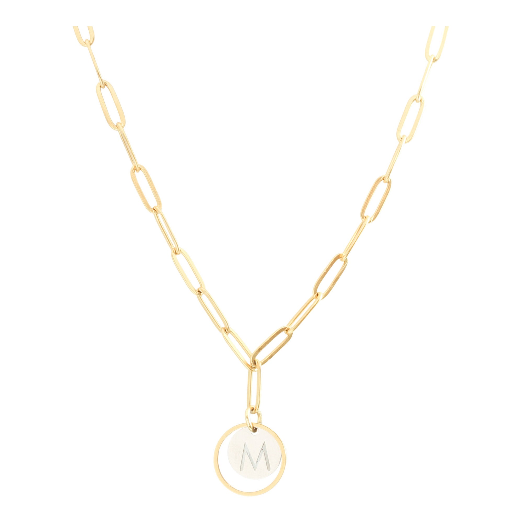 Pavé Bubble Initial Necklace - Clear/Gold – Enjoy 20% off – BaubleBar